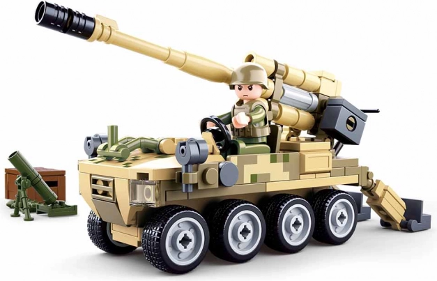 Klocki SLUBAN army – mobilne działo 8x8 z moździerzem naziemnym