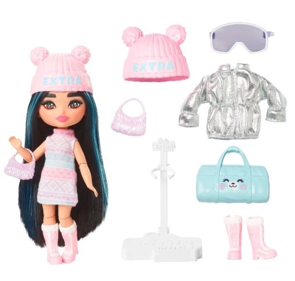 Lalka Barbie Extra Fly Minis w zimowej stylizacji