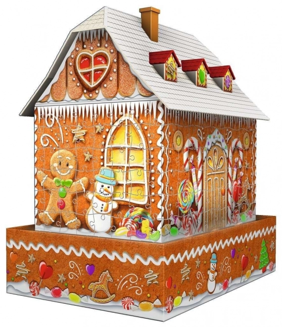RAVENSBURGER Świecące 3D puzzle Nocna edycja Chatka z piernika 216 elementów