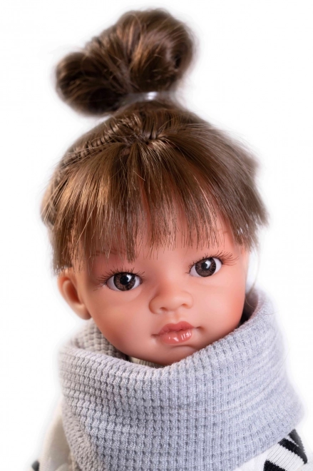 Realistyczna lalka Emily z pełnowinylowym ciałem 33 cm