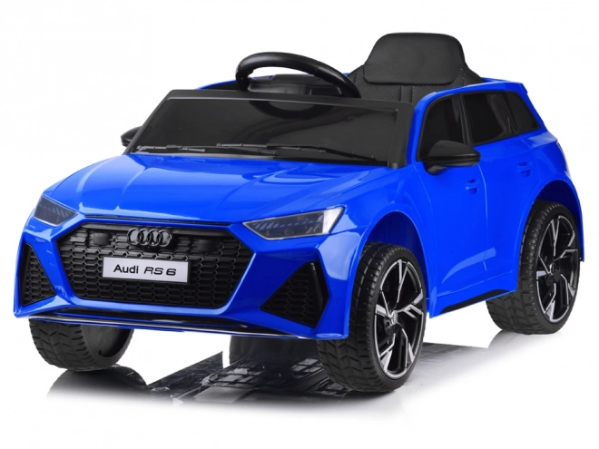 Elektryczne autko Audi RS 6 dla dzieci – czarna