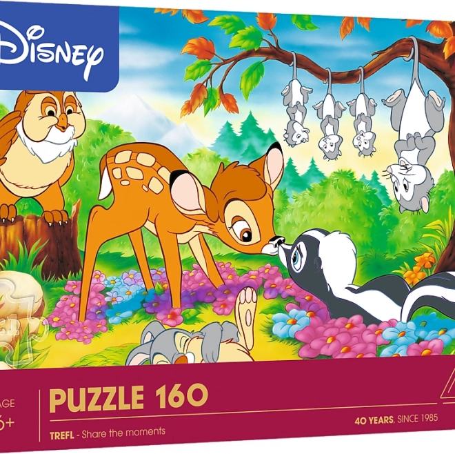 Puzzle Bambi i przyjaciele z lasu 160 elementów