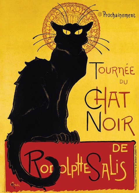 Puzzle Kabaret Le Chat noir - plakat 1000 elementów