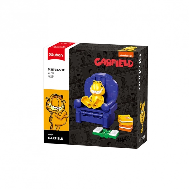Garfield w fotelu - zestaw Sluban
