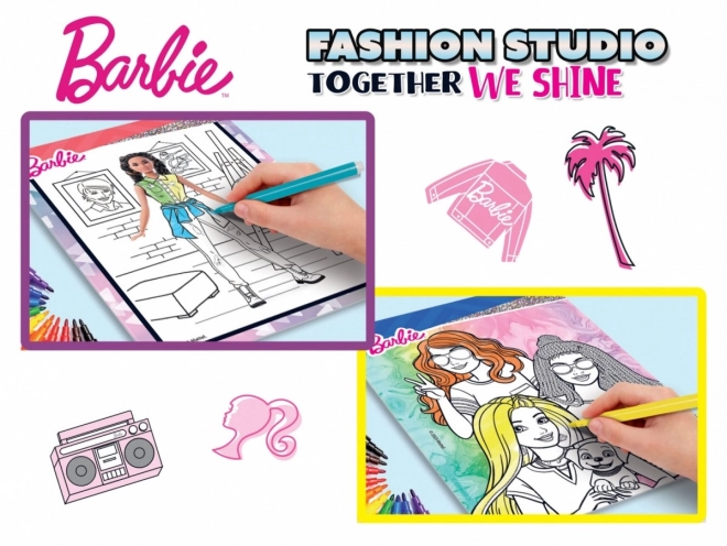 Książka z projektami na stworzenie Barbie