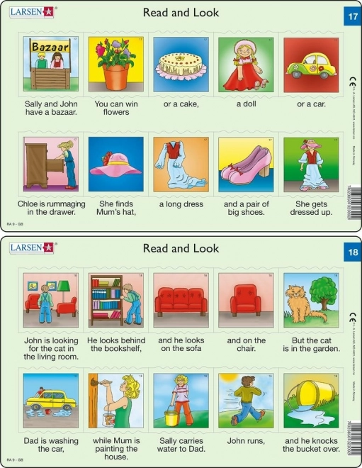 Puzzle angielski – krótki tekst, 10 elementów