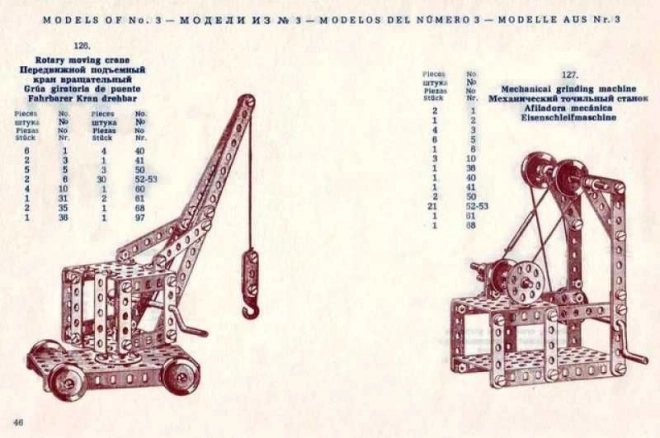 Merkur Classic C04, 213 części, 183 modele