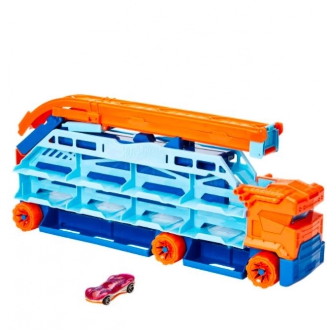 Hot Wheels Ciężarówka z wysokim torem HDY92