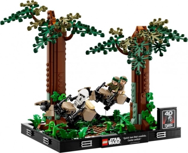 LEGO® Star Wars™ 75353 Pościg na ścigaczach na planecie Endor™ – diorama