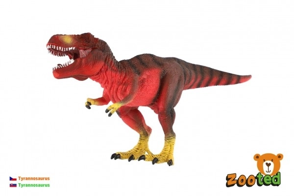 Tyranozaur zootowany plastik 26cm w woreczku