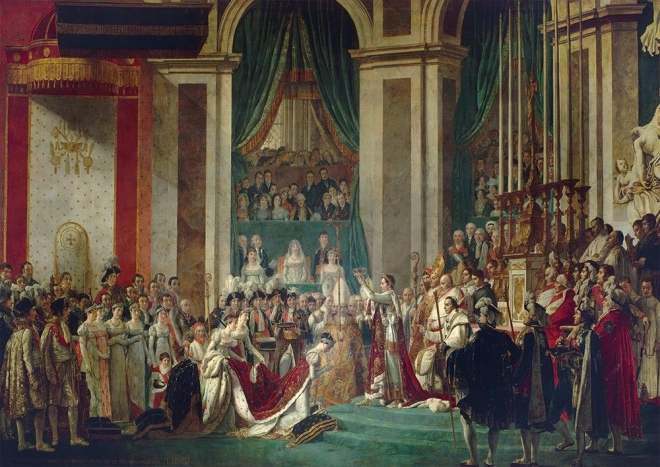 Puzzle Koronacja Cesarza Napoleona i Cesarzowej Józefiny 1000 elementów