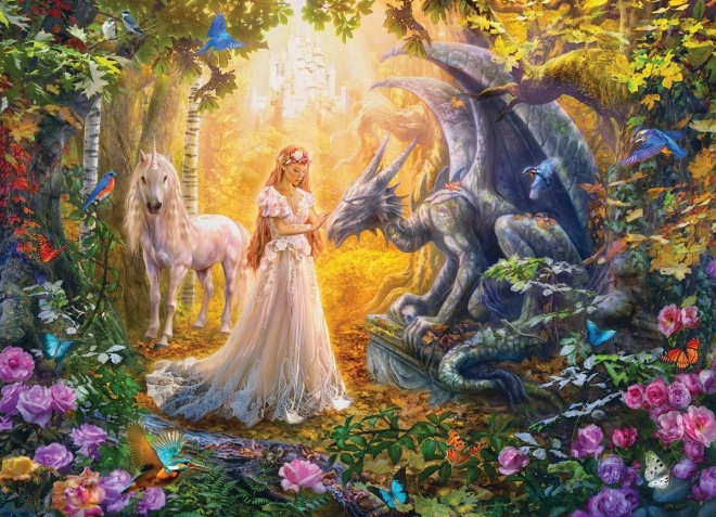 Puzzle Księżniczny Ogród XL 500 elementów