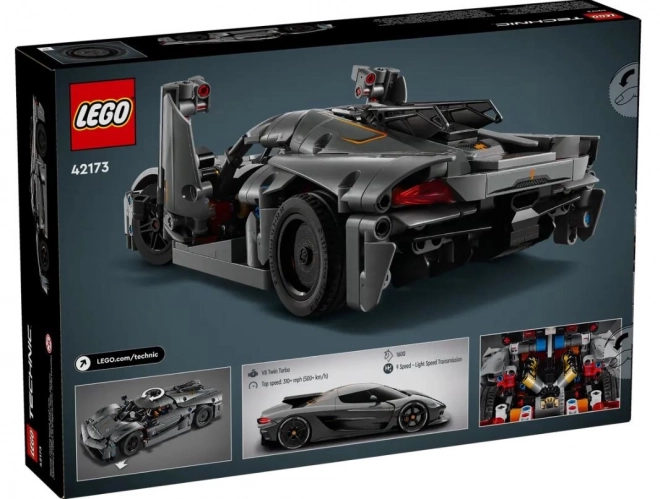 LEGO Technic 42173 Szare hyperauto Koenigsegg Jesko Absolut
