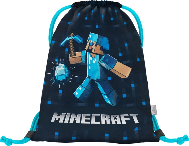 BAAGL Worek Minecraft Niebieski Kilof
