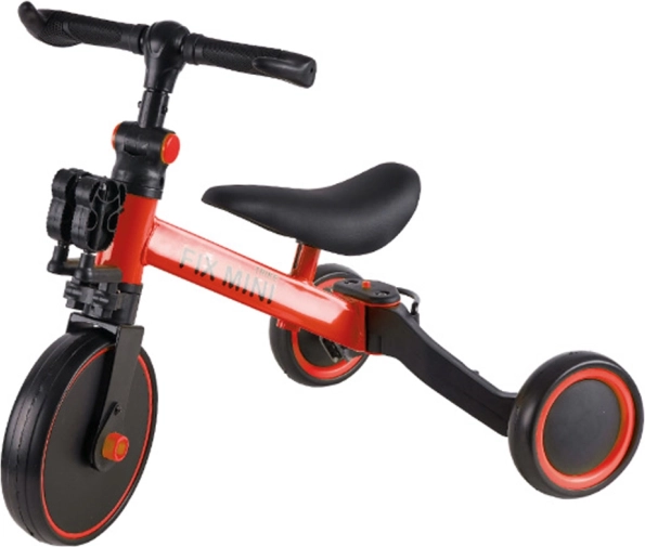 Trike Fix Mini dziecięcy jeździk i trójkołowiec 3w1 – Czerwony