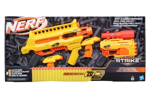 Nerf Alpha Strike 4 wyrzutnie i strzałki