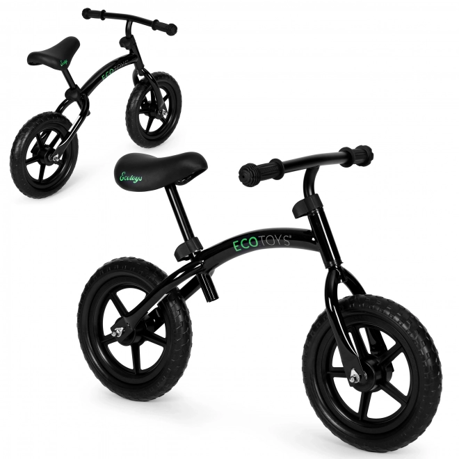 Dziecięcy rowerek biegowy ECOTOYS, czarny