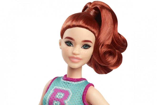 Lalka Barbie Fashionistas w uroczym stroju czirliderki