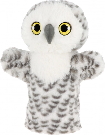 Keel Toys SE3077-7 Keeleco Sowa – eko pluszowy pacynka na rękę 27 cm