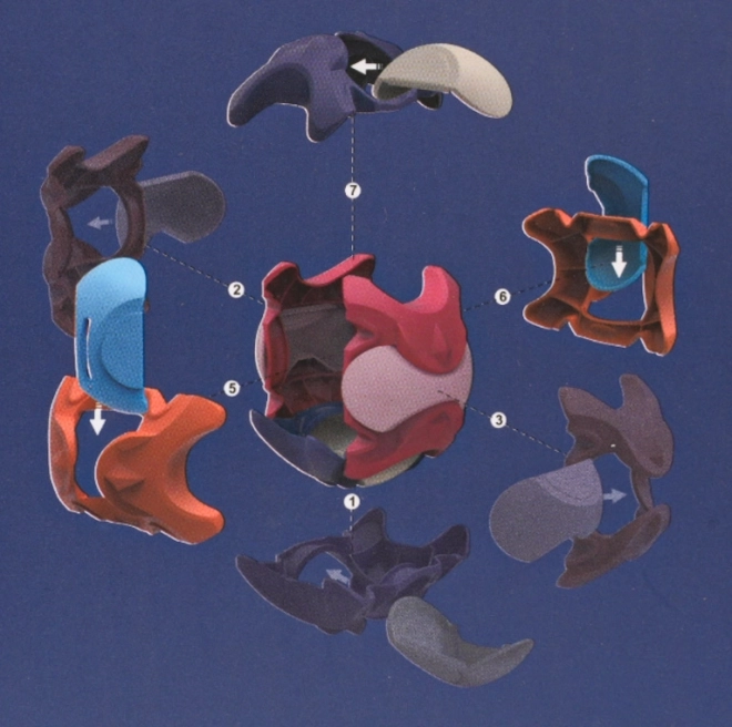 3D Puzzle Kulka