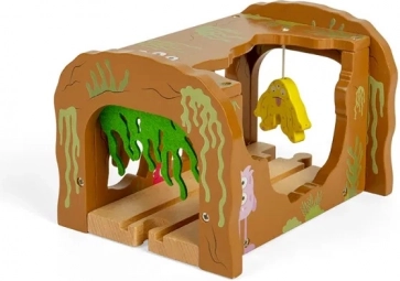 Bigjigs Rail drewniany tunel potworki