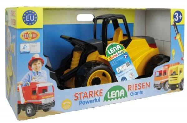 Duży żółto-czarny ładowacz Giga Trucks