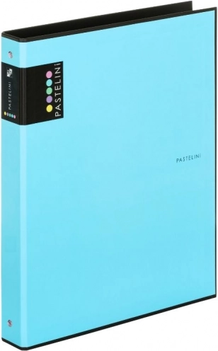 Segregator A4 PASTELINI niebieski, 4-ringowy laminowany