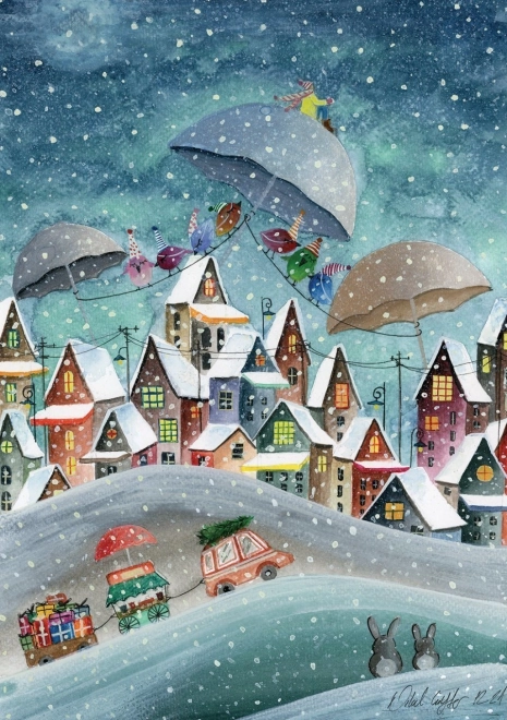 Puzzle ART PUZZLE Zimowa opowieść 260 elementów