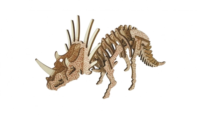 Woodcraft Drewniane 3D puzzle Triceratops