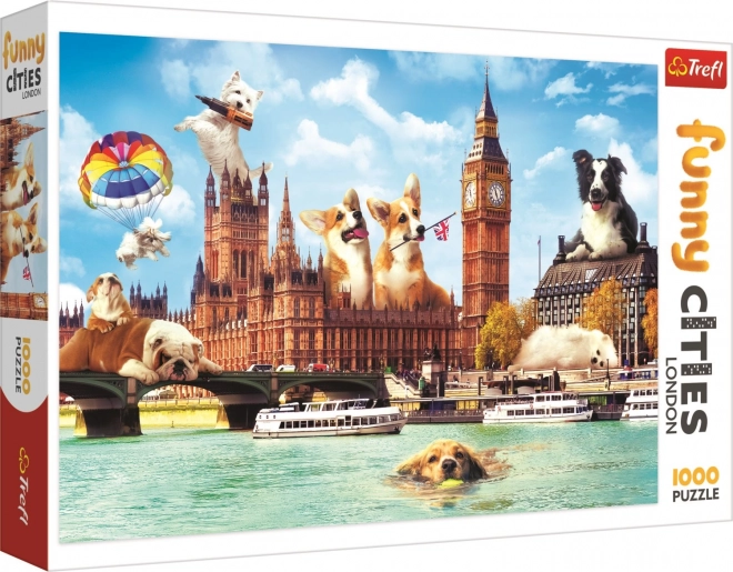 Puzzle 1000 elementów Psy w Londynie