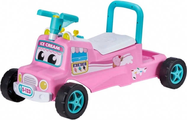 Interaktywne jeździdełko TINY TOWN buggy – różowa lodziarnia