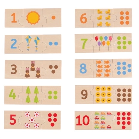 Bigjigs Toys Edukacyjne puzzle do liczenia