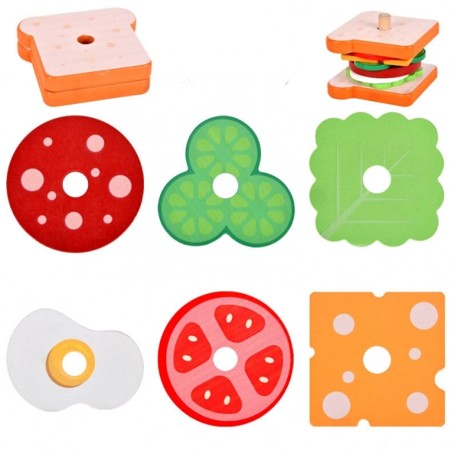 Drewniane karty na kanapki 8 El Recipe Cards 10 szt.