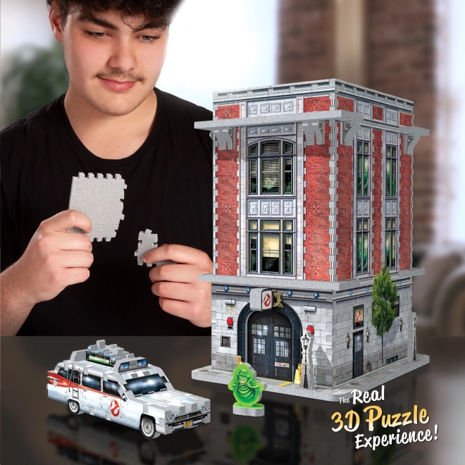 WREBBIT 3D puzzle Ghostbusters: Remiza strażaków Pogromców Duchów 500 elementów