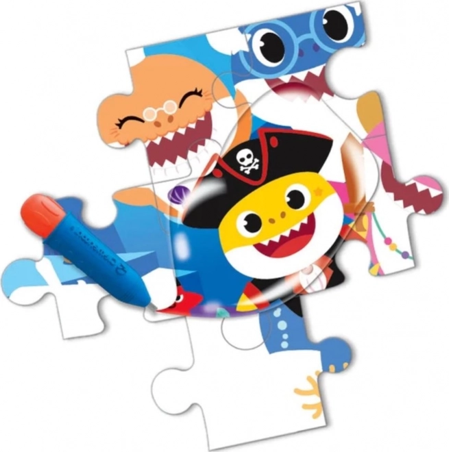 Clementoni wodna układanka Baby Shark 15 elementów