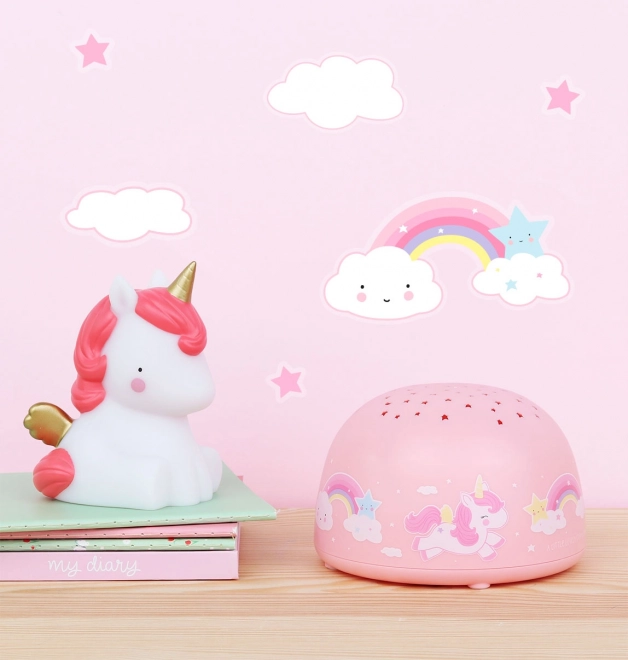 Projektor lampa firmy A Little Lovely Company – Jednorożce