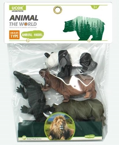 Zwierzątka figurki zestaw 4 szt. 12,5 cm