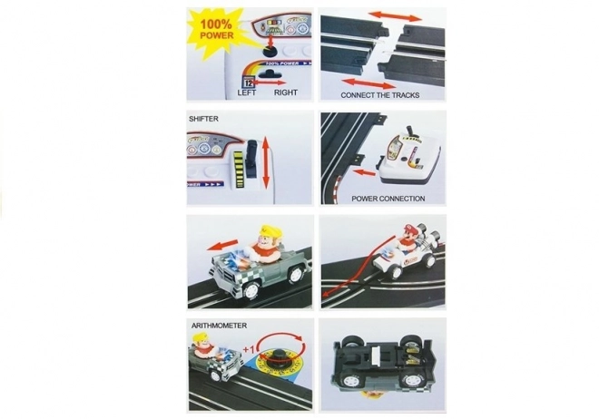 Elektryczna autostrada z 2 autami Mario RC