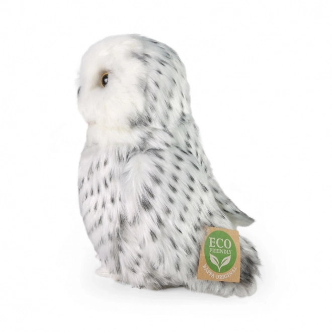 Rappa Pluszowa polarna sowa 18 cm ECO-FRIENDLY