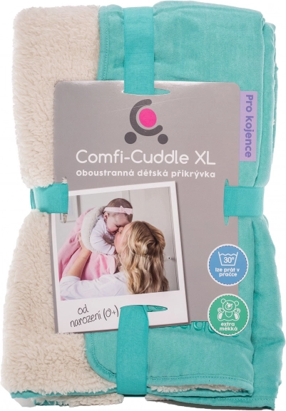 Dziecięcy koc Comfi-Cuddle Tiffany Blue