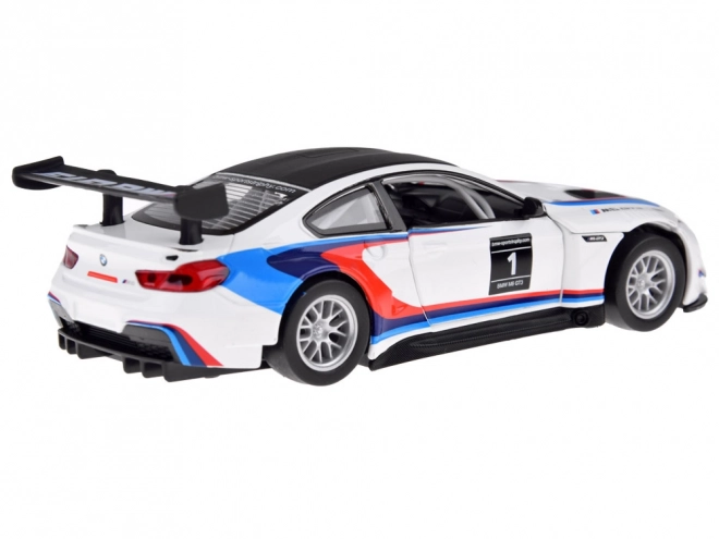 Metalowy model sportowego samochodu BMW M6 GT3