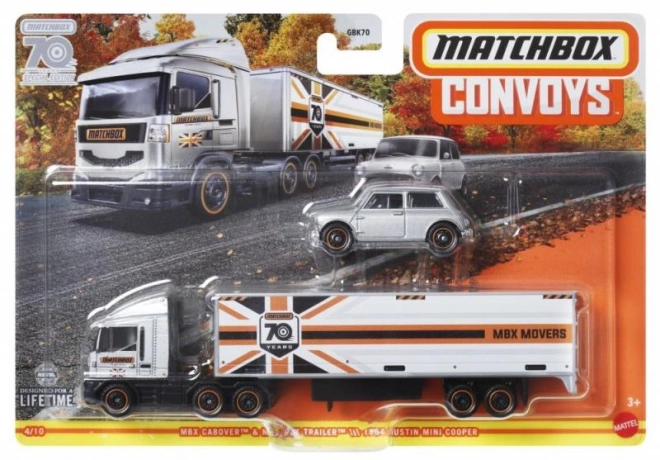 Pojazd transportowy + samochodzik Matchbox Convoys