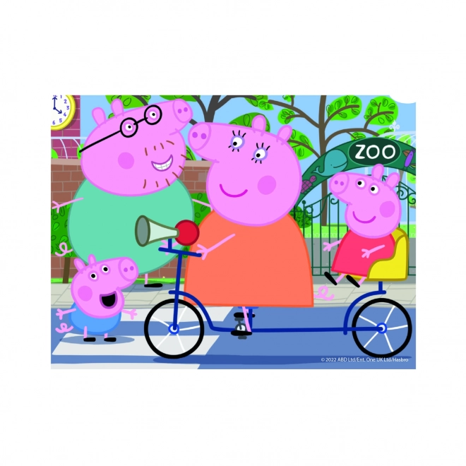 PEPPA PIG 12 Drewniane licencyjne kostki
