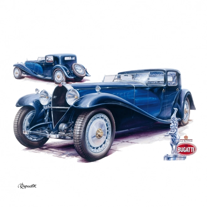 NOTIQUE Kalendarz notatkowy Klasyczne Samochody – Václav Zapadlík, 2025, 30 x 30 cm
