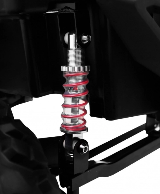 Dziecięce autko UTV-MX czarne 4x4 z MP4, zdalnym sterowaniem i oświetleniem LED