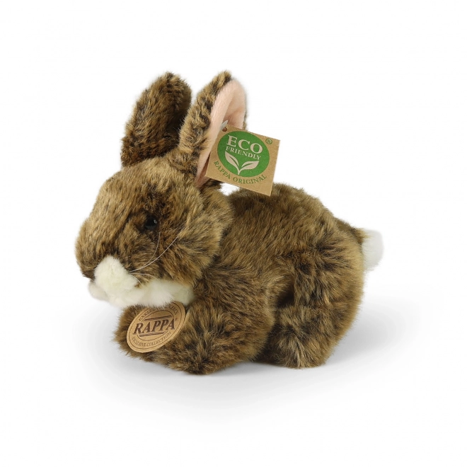 Pluszowy królik brązowy leżący 17 cm ECO-FRIENDLY