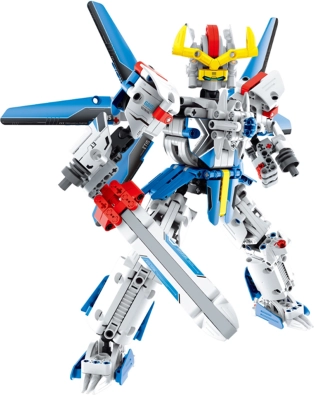 Klocki Robot Niebieski 30 cm