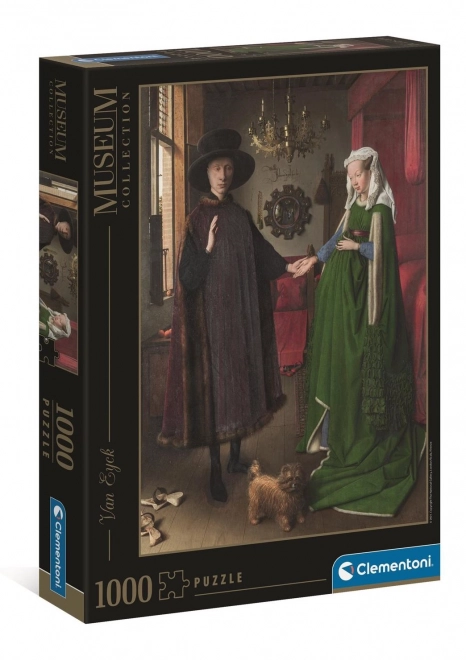 CLEMENTONI Puzzle Museum Collection: Ślub małżeństwa Arnolfini (1434) 1000 części