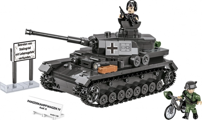 COBI 3127 Druga Wojna Światowa Niemiecki czołg Panzerkampfwagen IV Ausf. G 1:35