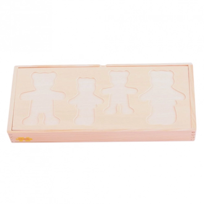 Bigjigs Toys Ubieranka puzzle Rodzina Niedźwiedzi